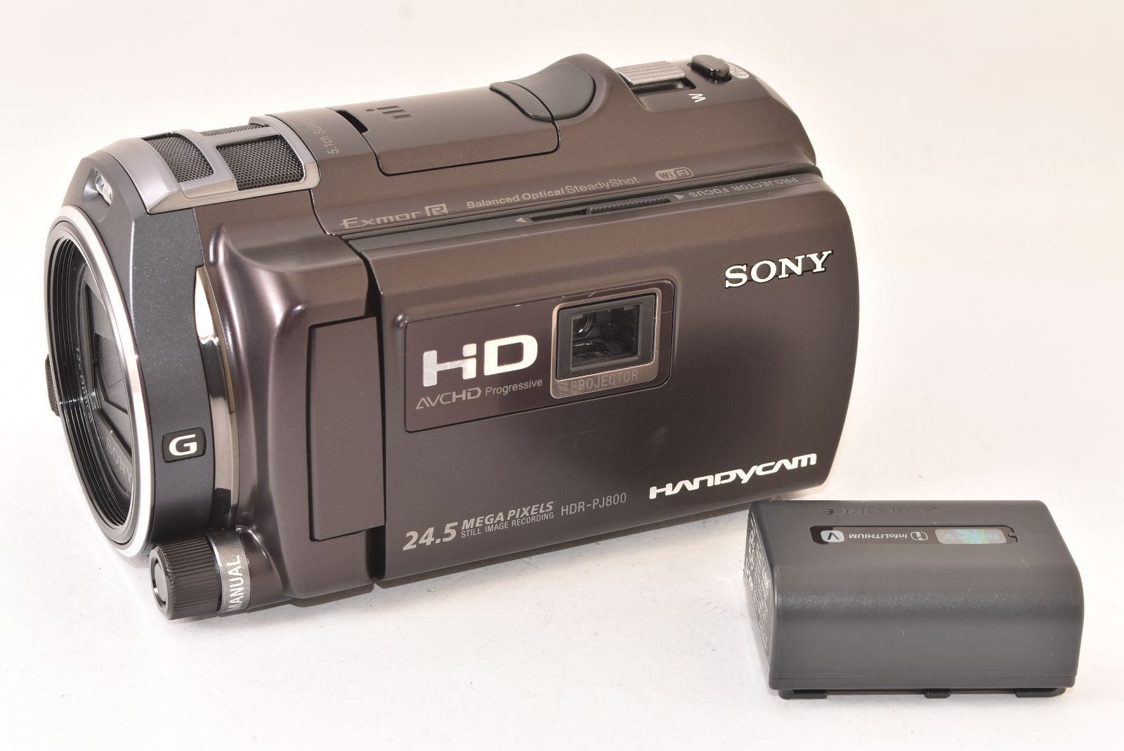 ★美品★ SONY ソニー Handycam HDR-PJ800 ブラウン ビデオカメラ 2605031