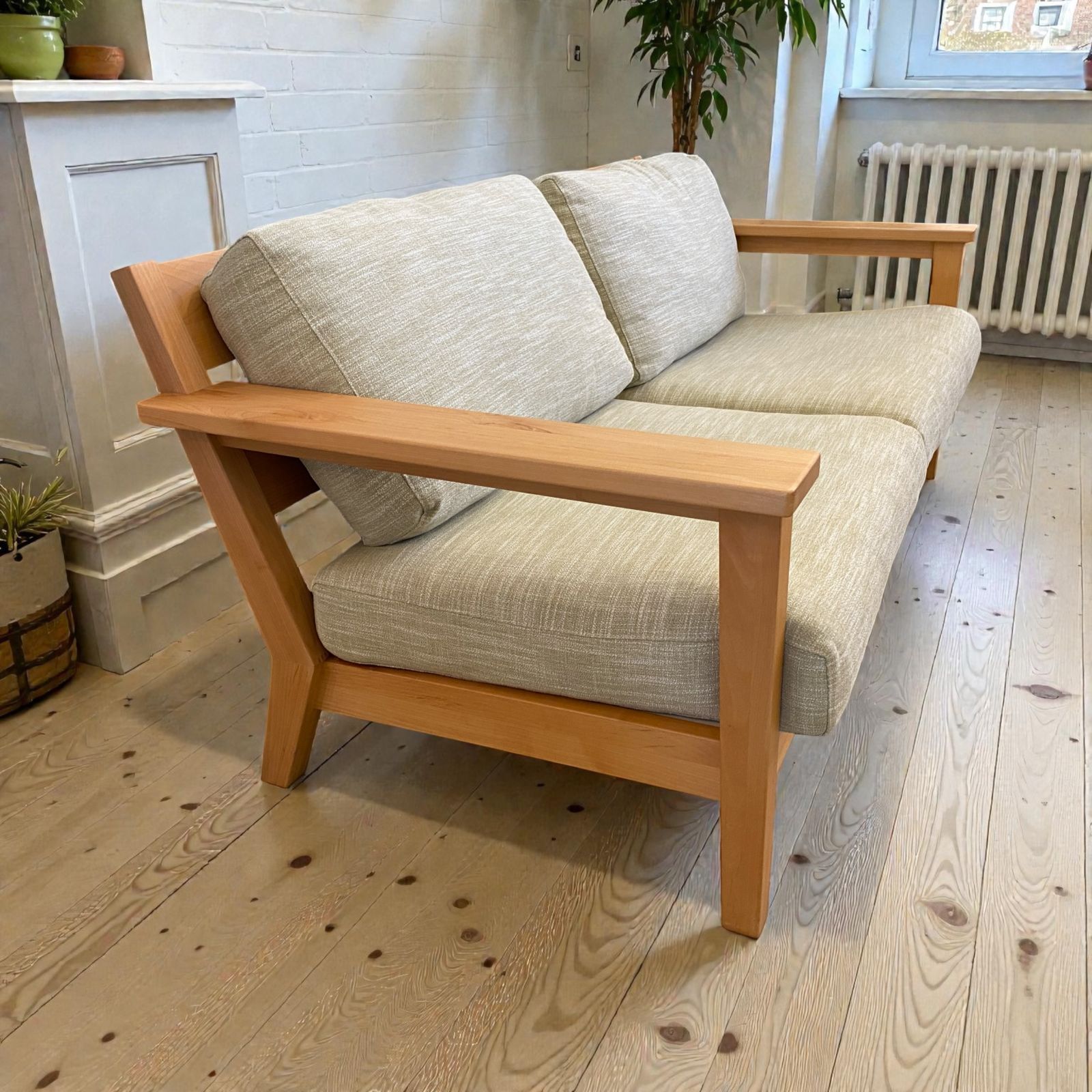ACTUS COMFY SOFA 2人掛け ナチュラルファブリックソファ 北欧スタイル