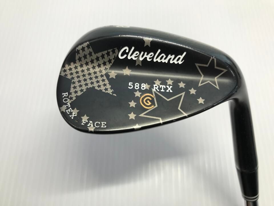 クリーブランド　588・RTX ブラックパール カスタムデザイン　58度　ダイナミックゴールド　WEDGEフレックス　ウェッジ　中古【最短即日発送】