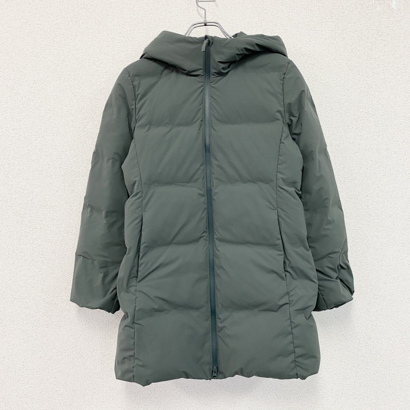 UNIQLO ユニクロ シームレスダウンショートコート ダウン90% 緑 