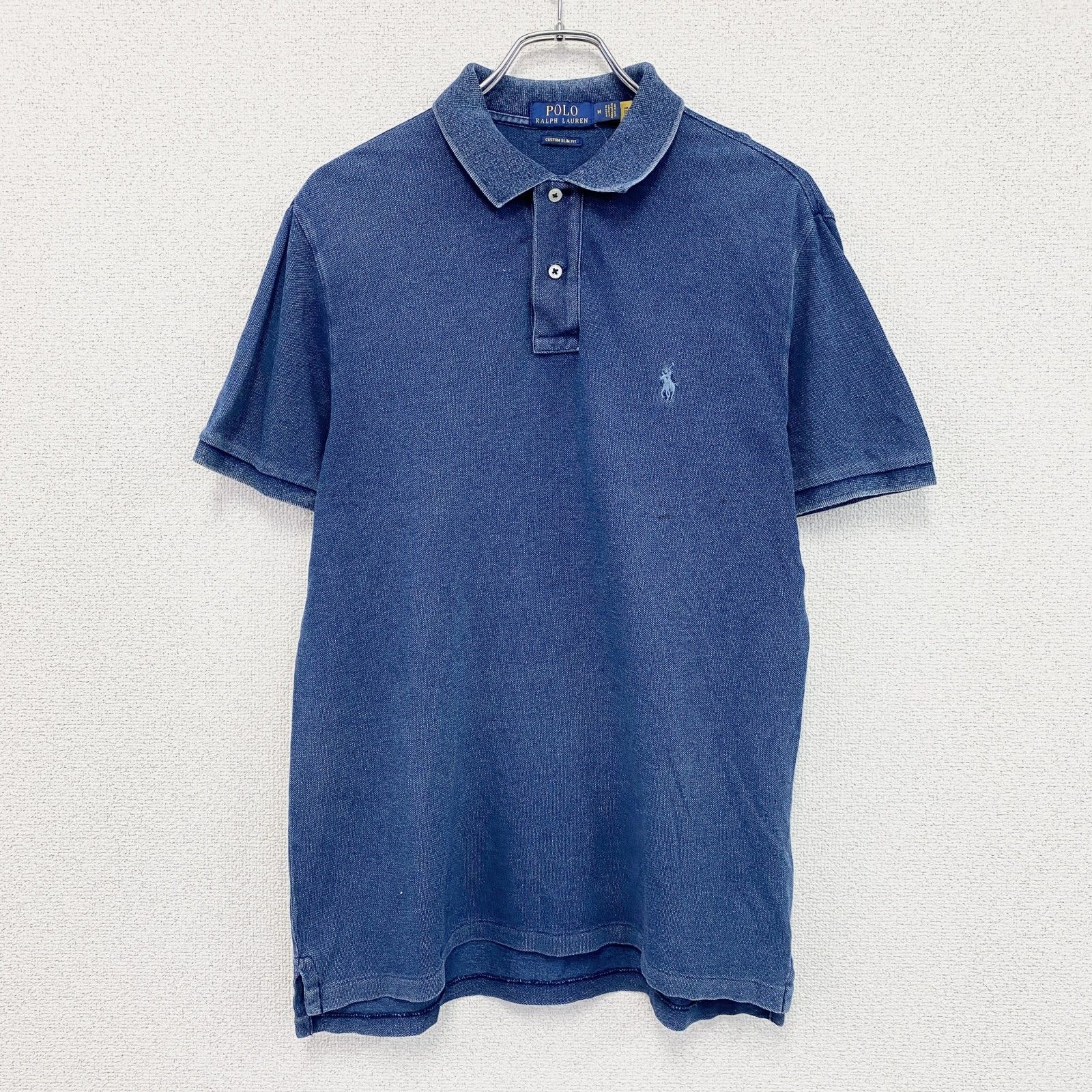 B!] POLO RALPH LAUREN ポロラルフローレン 半袖ポロシャツ 刺ロゴ 