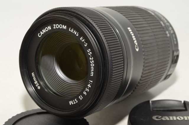 260386★ほぼ新品★Canon レンズ EF-S 55-250mm F4-5.6 IS STM