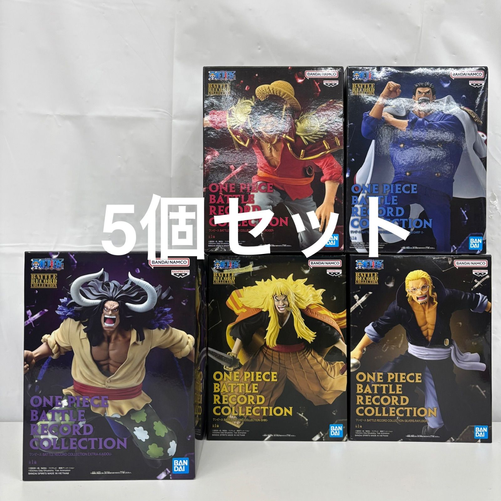 未開封 ワンピース BATTLE RECORD COLLECTION フィギュア 5個セット 