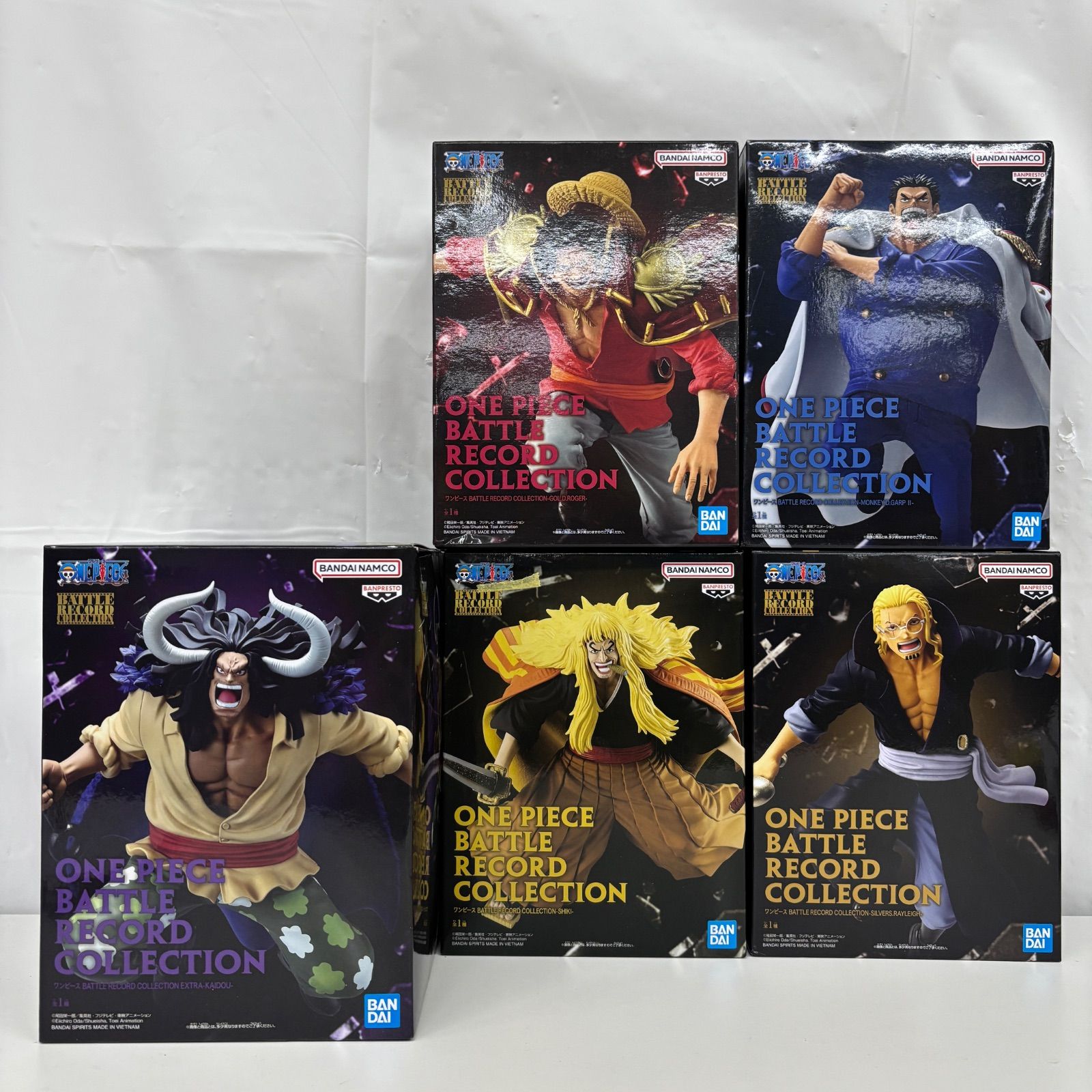 未開封 ワンピース BATTLE RECORD COLLECTION フィギュア 5個セット 