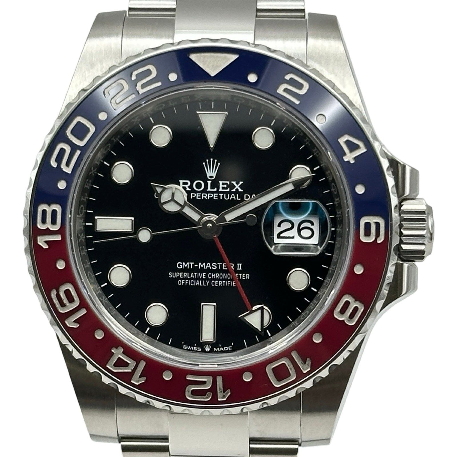 ロレックス ROLEX GMTマスター2 126710BLRO ブラック ステンレススチール 自動巻き メンズ 腕時計