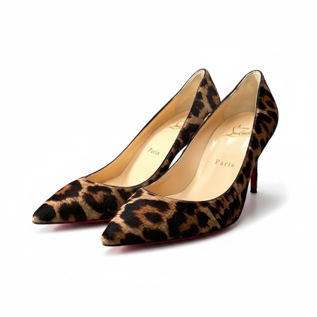 Christian Louboutin クリスチャンルブタン レオパード ハラコ