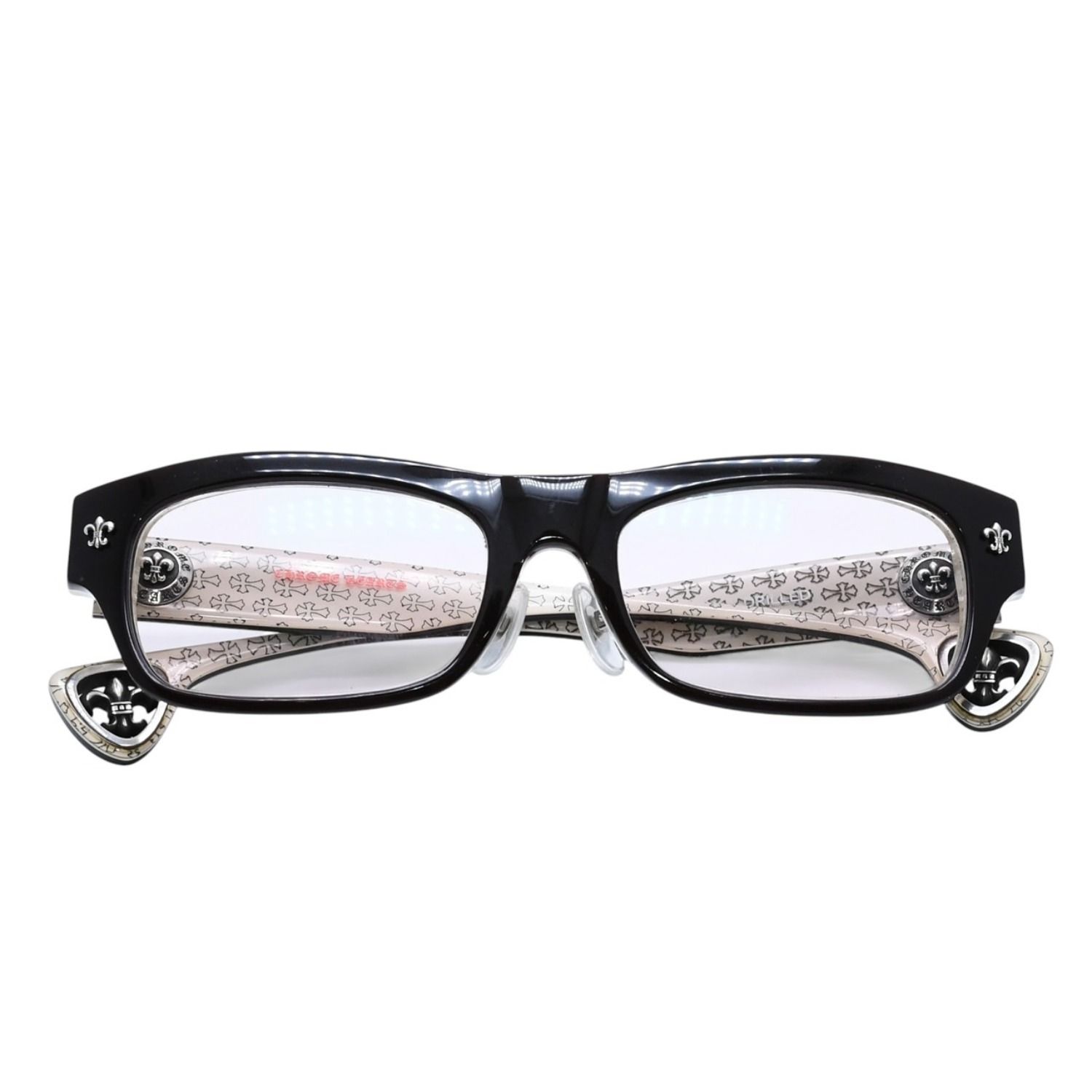 極美品 CHROME HEARTS クロムハーツ DRILLED スクエアサングラス CWC