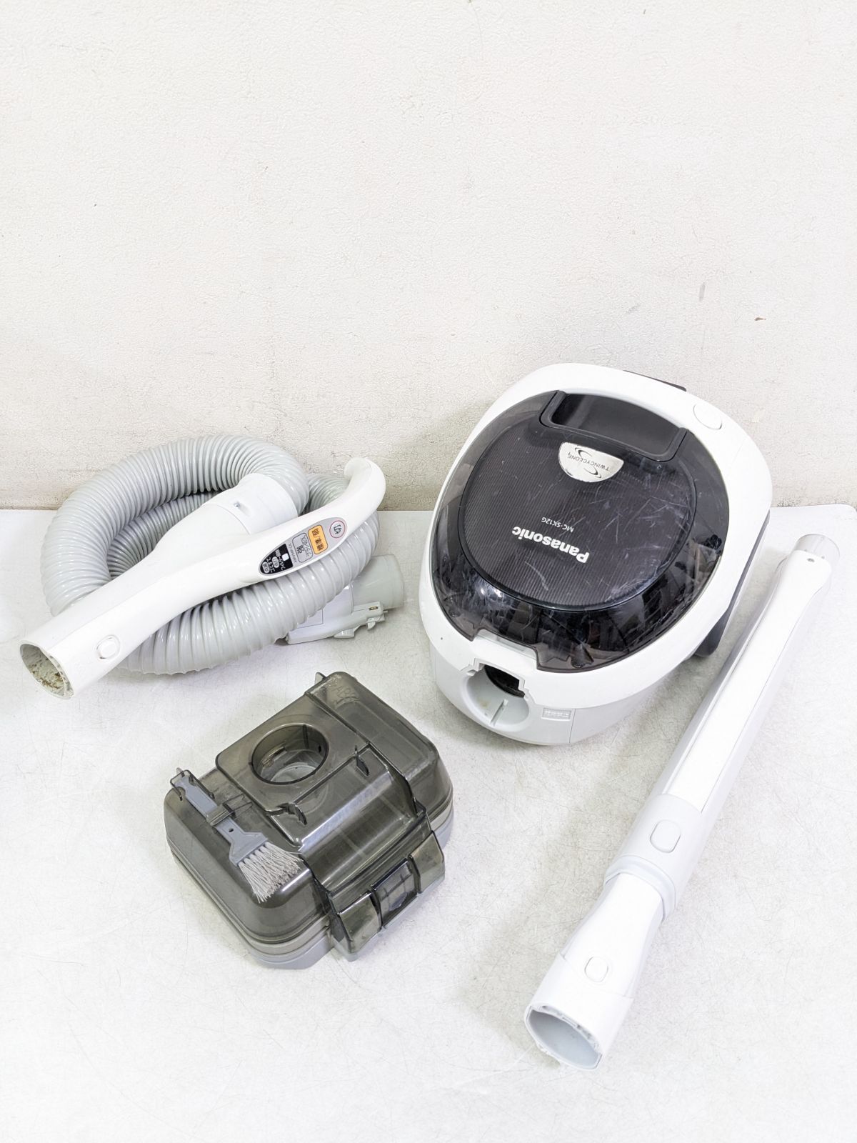 パナソニック MC-SK12G-WH 2012年製 サイクロン式掃除機 ヘッド無し
