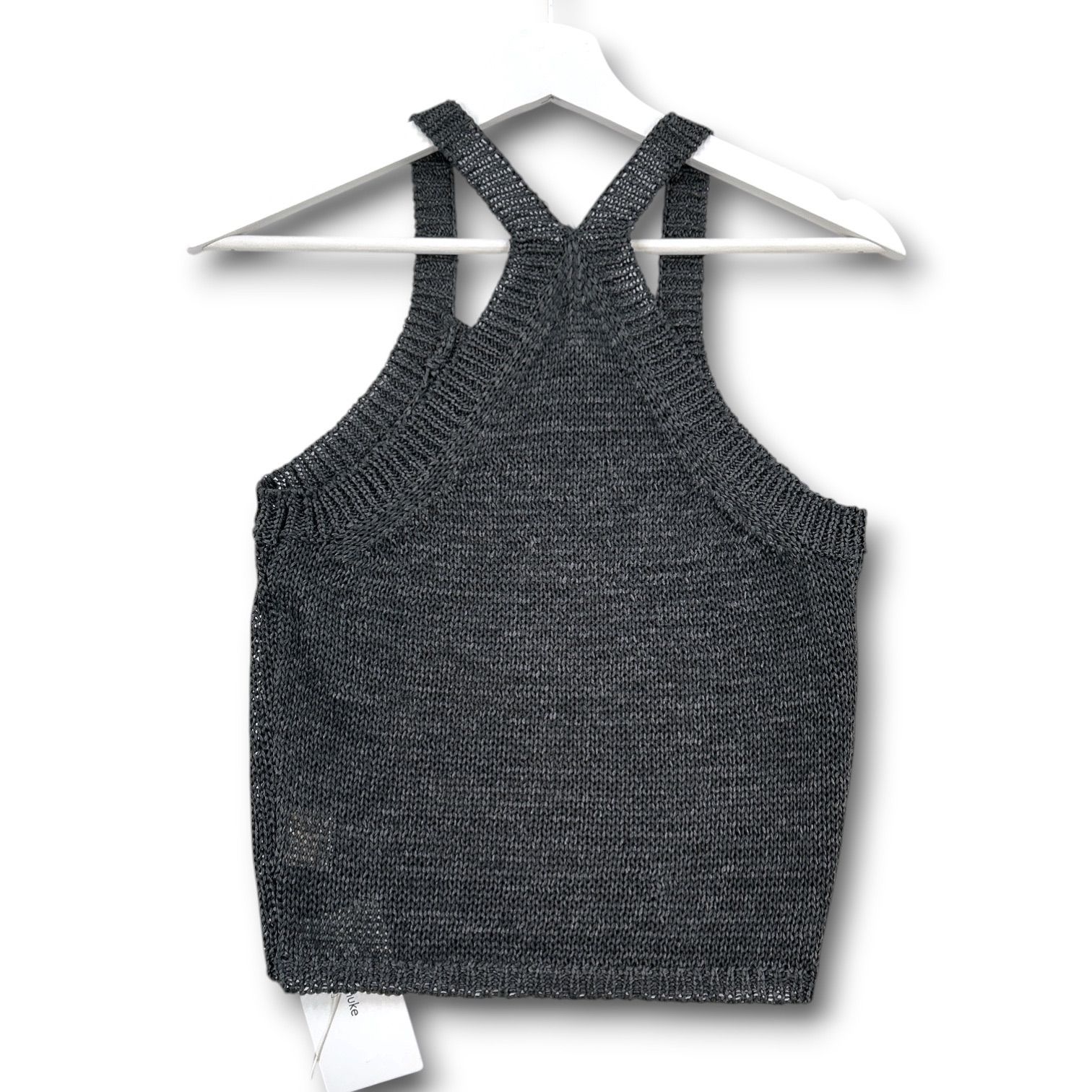 新品 未使用 タグ付き anuke アンヌーク Strawyarn Knit Tanktop 