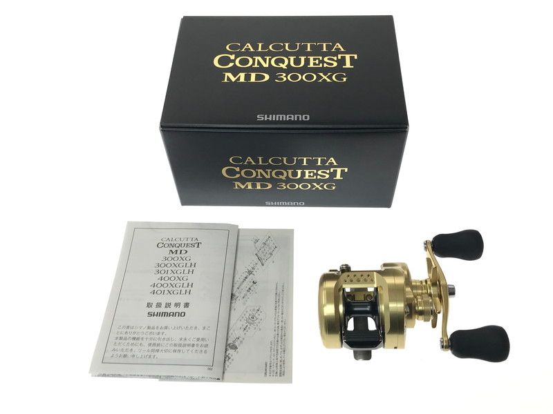 【中古品】 シマノ 23 CALCUTTA CONQUEST MD 300XG カルカッタコンクエスト ベイトリール 右ハンドル 釣り 釣り具等 【134-260513-ki-04-tagh】 27,335円