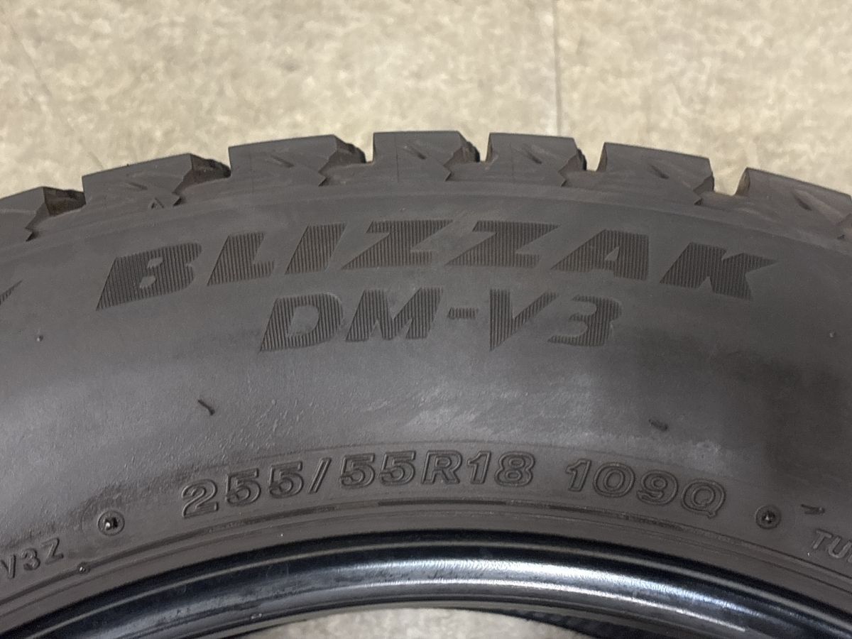 程度良好】ブリヂストン ブリザックDM-V3 255/55R18 2本 ポルシェ 