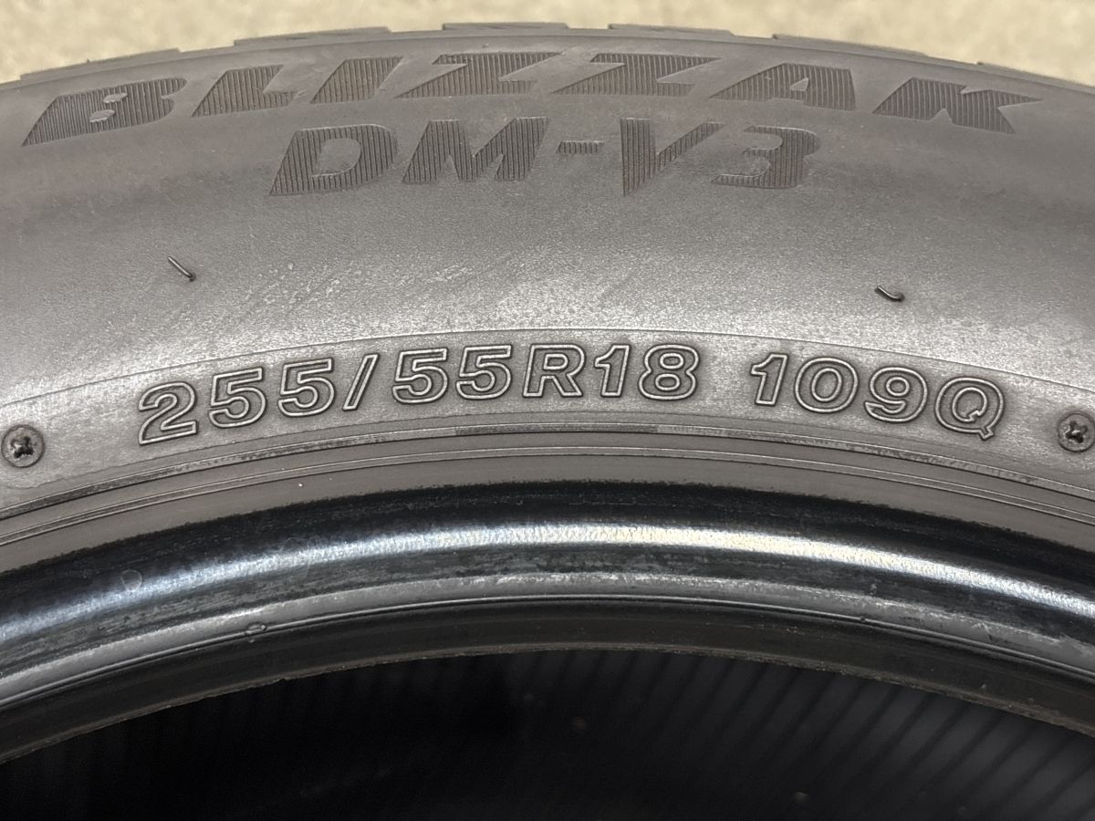 程度良好】ブリヂストン ブリザックDM-V3 255/55R18 2本 ポルシェ 