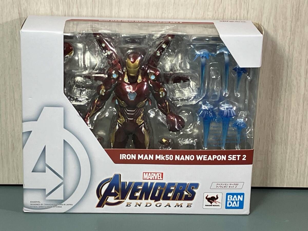 【現状品】 S.H.Figuarts アイアンマン マーク50 ナノウェポンセット2(アベンジャーズ/エンドゲーム) アベンジャーズ/エンドゲーム《C》