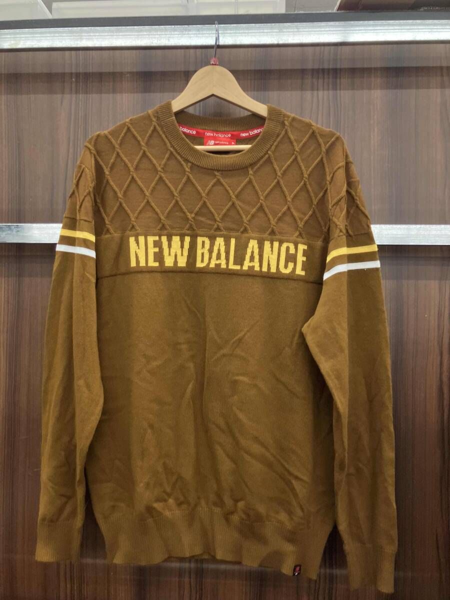 ゴルフウェア セーター ニューバランス サイズ7(LL相当) No.012-1270005 ブラウン New Balance Golf
