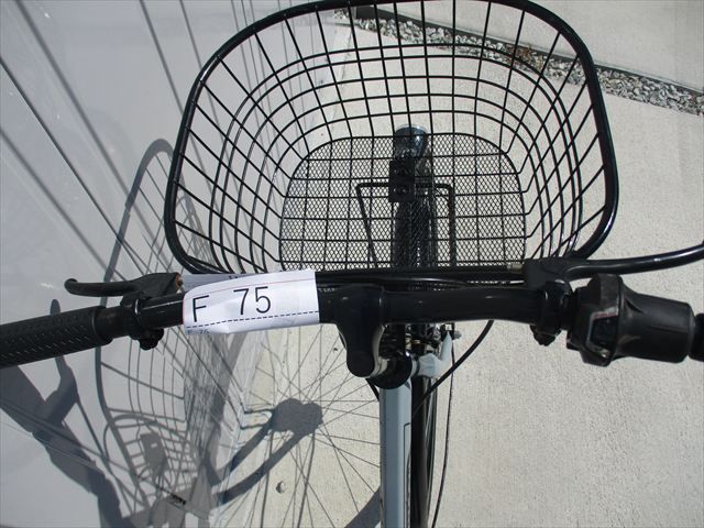 F75★整備済み★完成車発送★中古シティ自転車【27インチ 軽快車 ブルーグレー 6段 LEDオートライト 】 F75★整備済み★完成車発送★中古シティ自転車【27インチ 軽快車 ブルーグレー 6段 LEDオートライト 】
