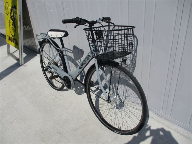 F75★整備済み★完成車発送★中古シティ自転車【27インチ 軽快車 ブルーグレー 6段 LEDオートライト 】 F75★整備済み★完成車発送★中古シティ自転車【27インチ 軽快車 ブルーグレー 6段 LEDオートライト 】