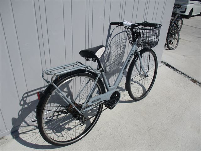 F75★整備済み★完成車発送★中古シティ自転車【27インチ 軽快車 ブルーグレー 6段 LEDオートライト 】 F75★整備済み★完成車発送★中古シティ自転車【27インチ 軽快車 ブルーグレー 6段 LEDオートライト 】