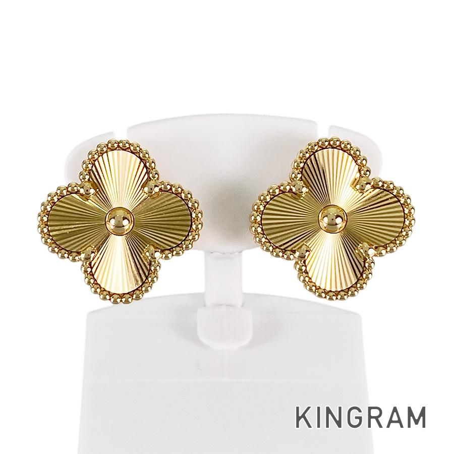 ヴァンクリーフ＆アーペル Van Cleef & Arpels ヴィンテージ アルハンブラ VCARP3JL00 K18YG イヤリング sss【中古】
