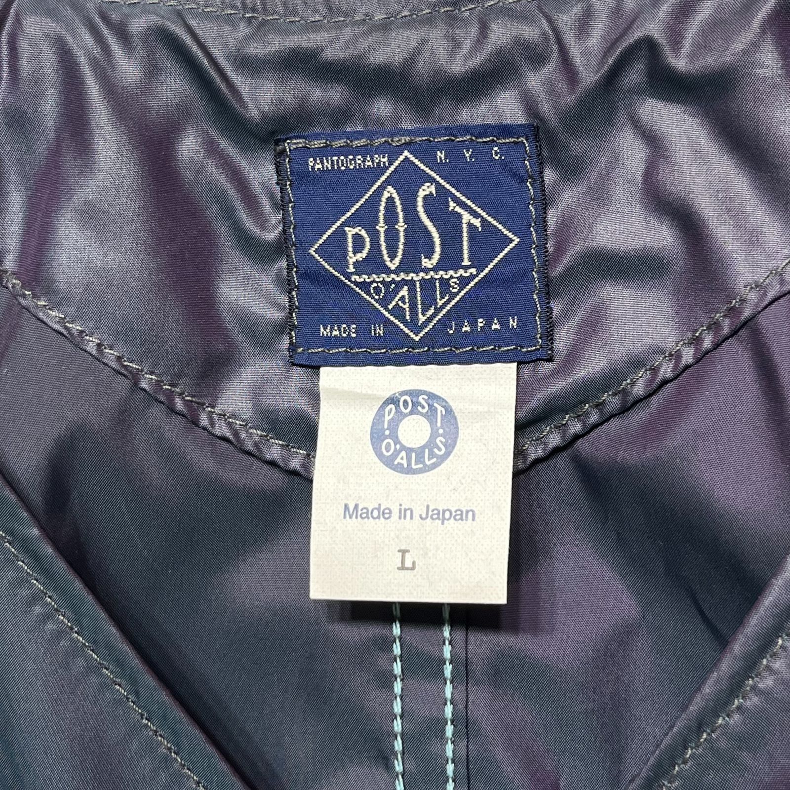 POST O'ALLS OVERALLS ポストオーバーオールズ ○ 22SS 3103-PTN POST