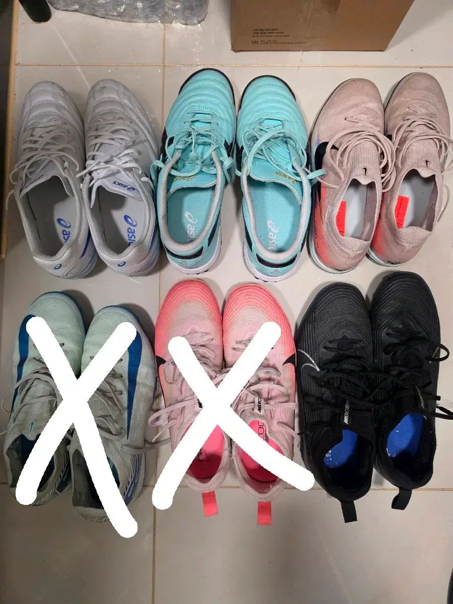 265 プロ級 サッカー フットサルシューズ アシックス NIKE TF 出品