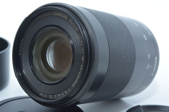 260395★ほぼ新品★キヤノン 望遠ズームレンズ EF-M55-200mm F4.5-6.3 IS STM ミラーレス専用 EF-M55-200ISSTM キヤノン EF-M 17,395円