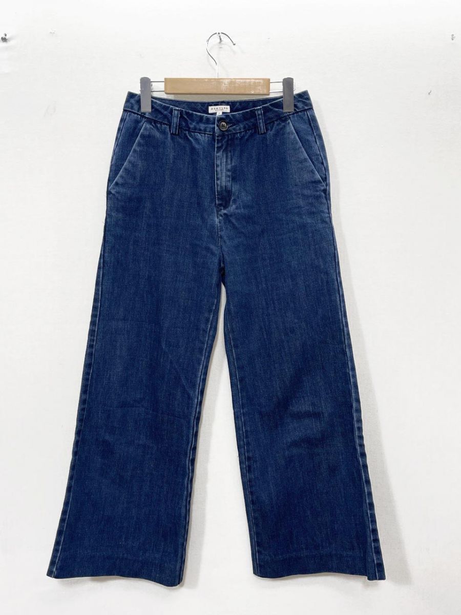 DEMYLEE デミリー ワイドストレート デニムパンツ sizeS/青 ■■レディース
