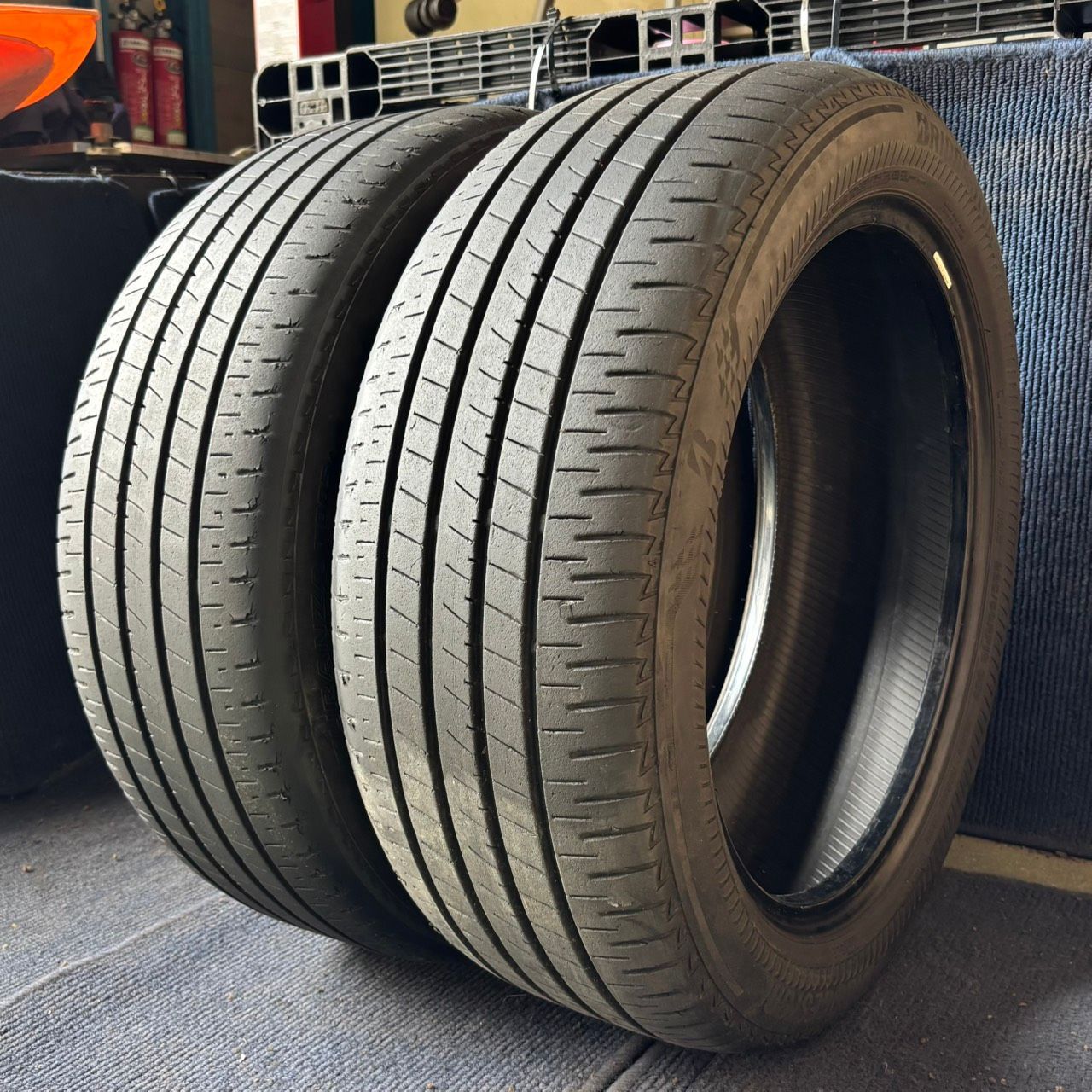 ☆送料無料☆【2020年製造】【溝6.5~7.5分山】BRIDGESTONE TURANZA T005A 2本 225/50R18 ASP3585