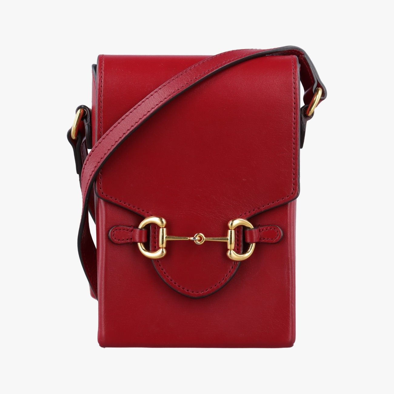 グッチGucciホースビット 1955 レッド レザー 625615