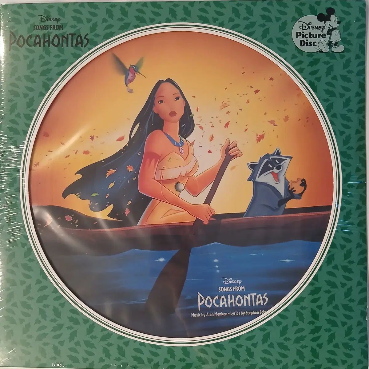 reissue LP Disney Pocahontas Picture Disc