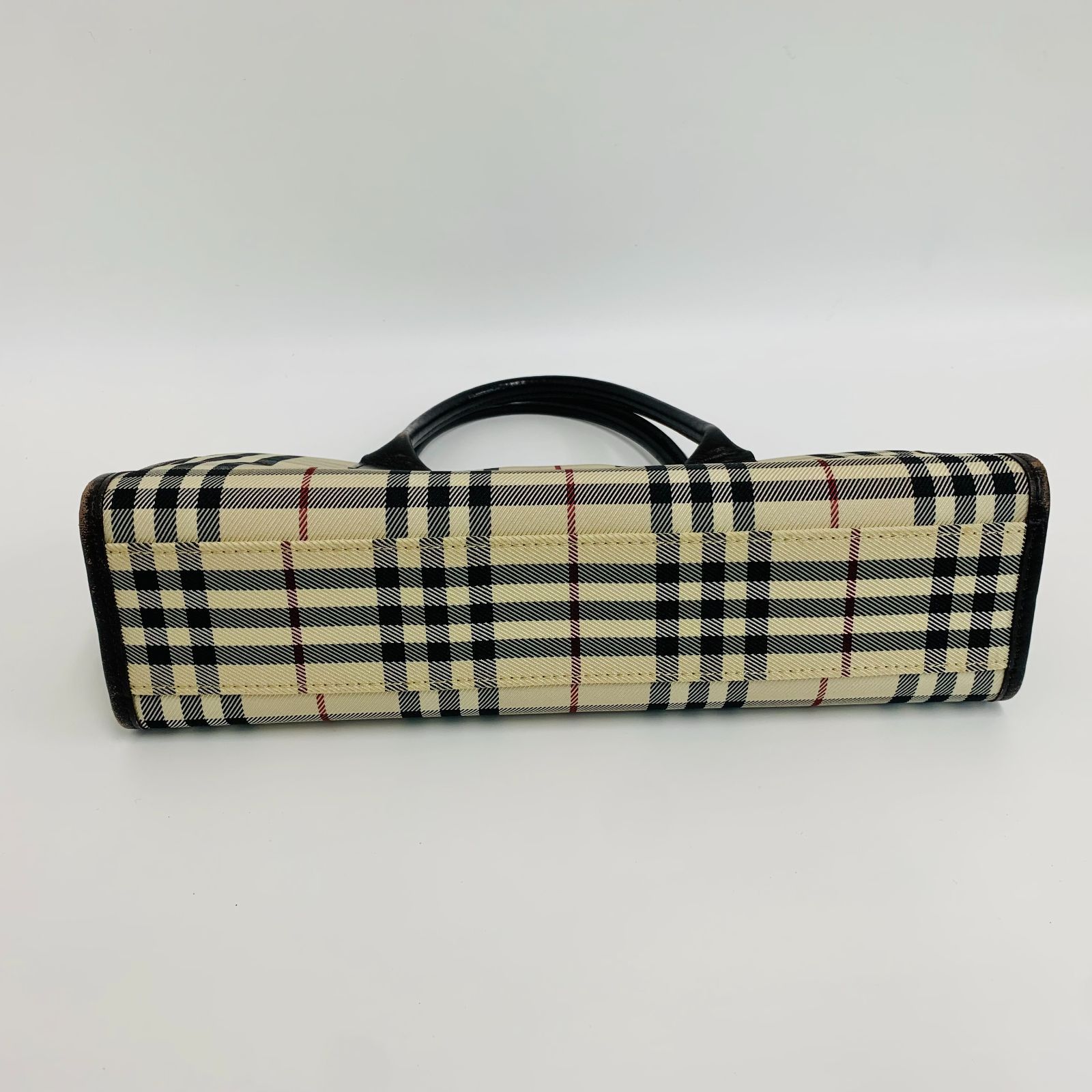 美品】Burberry バーバリー ノバチェック 横長 トートバッグ 