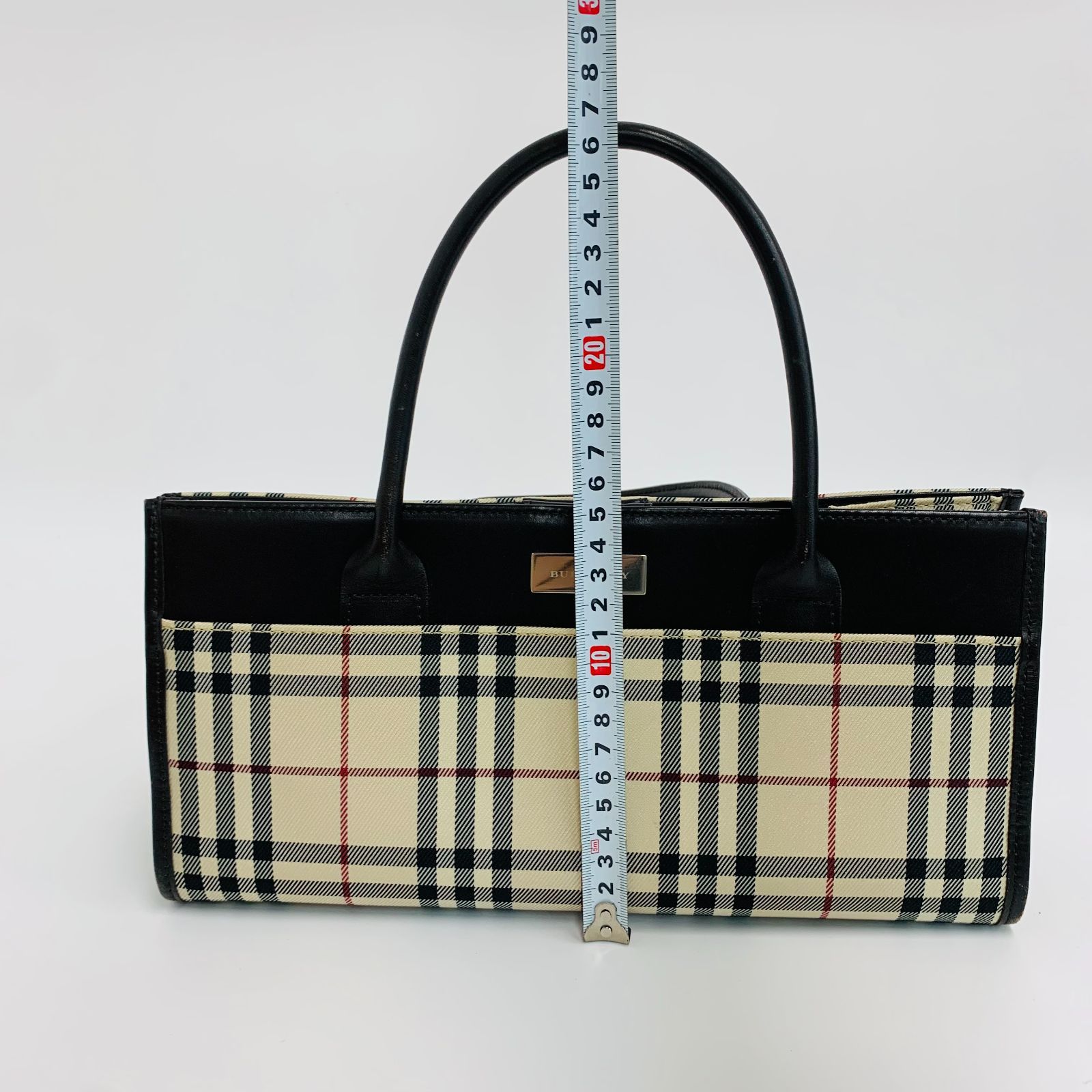 売り一掃 BURBERRY バーバリー ノバチェック トートバッグ 