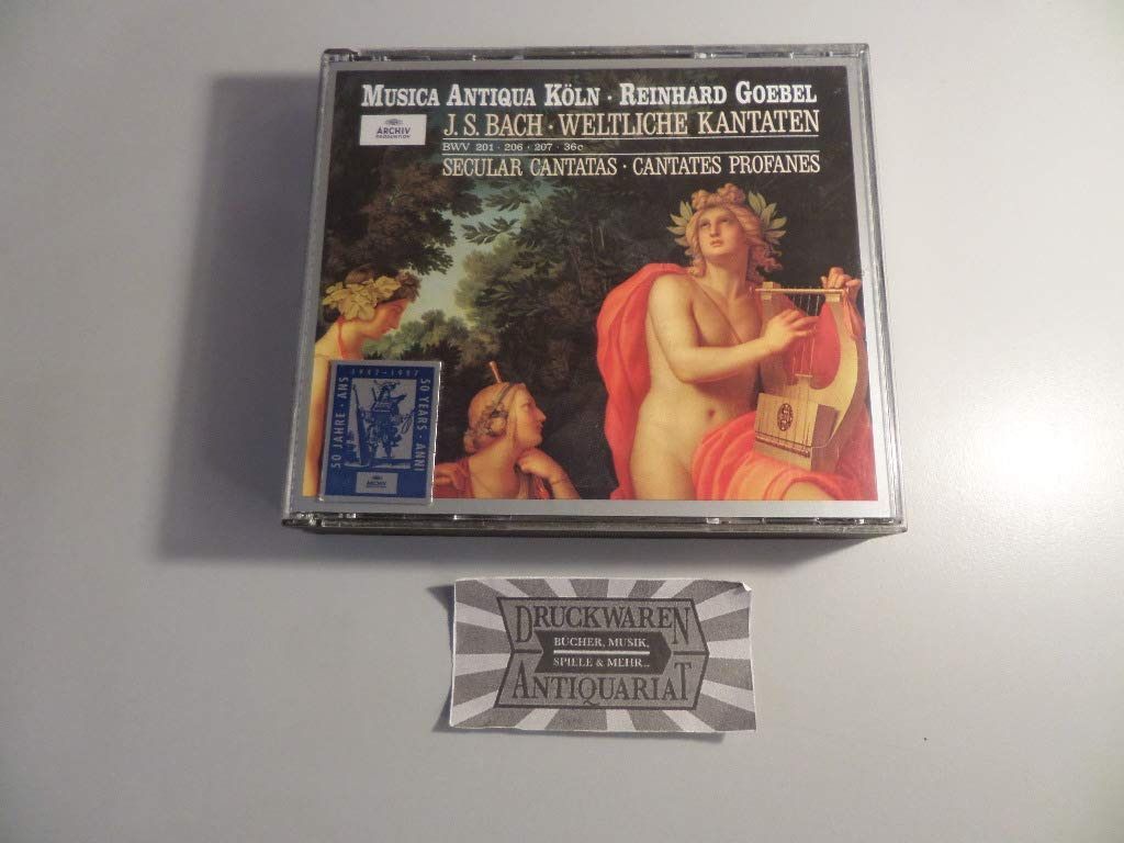 【CD】Bach;Secular Cantatas