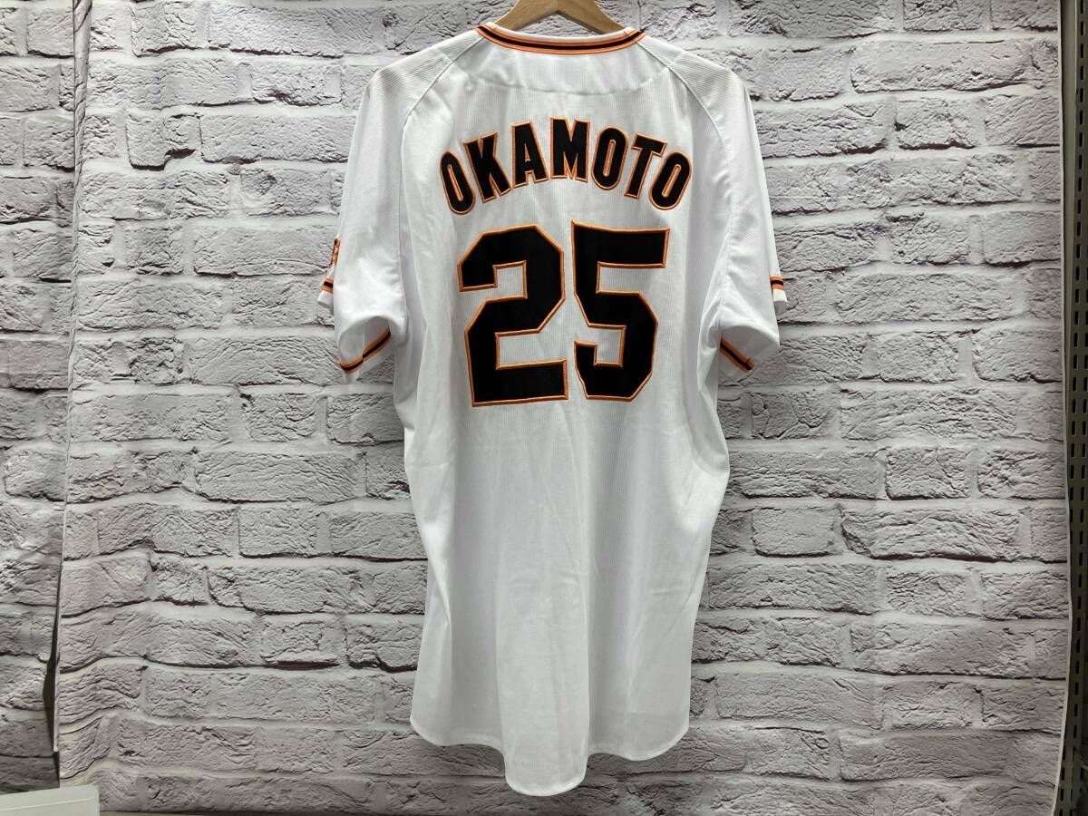 野球ユニフォーム MIZUNO 読売ジャイアンツ #25 岡本 和真 - メルカリ