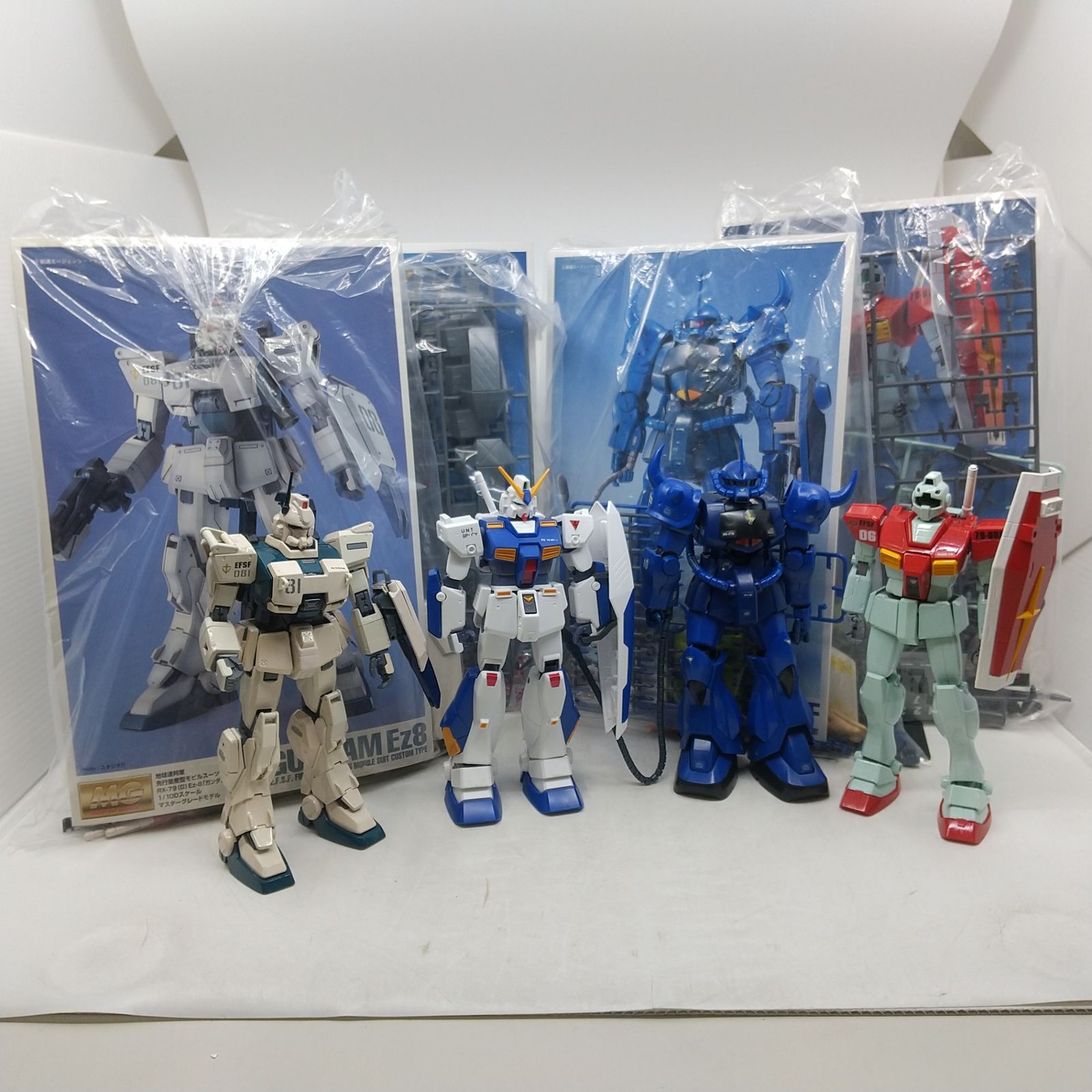 まとめ売り】組立済 ガンプラ 4体まとめ売り 箱無し MG 1/100スケール