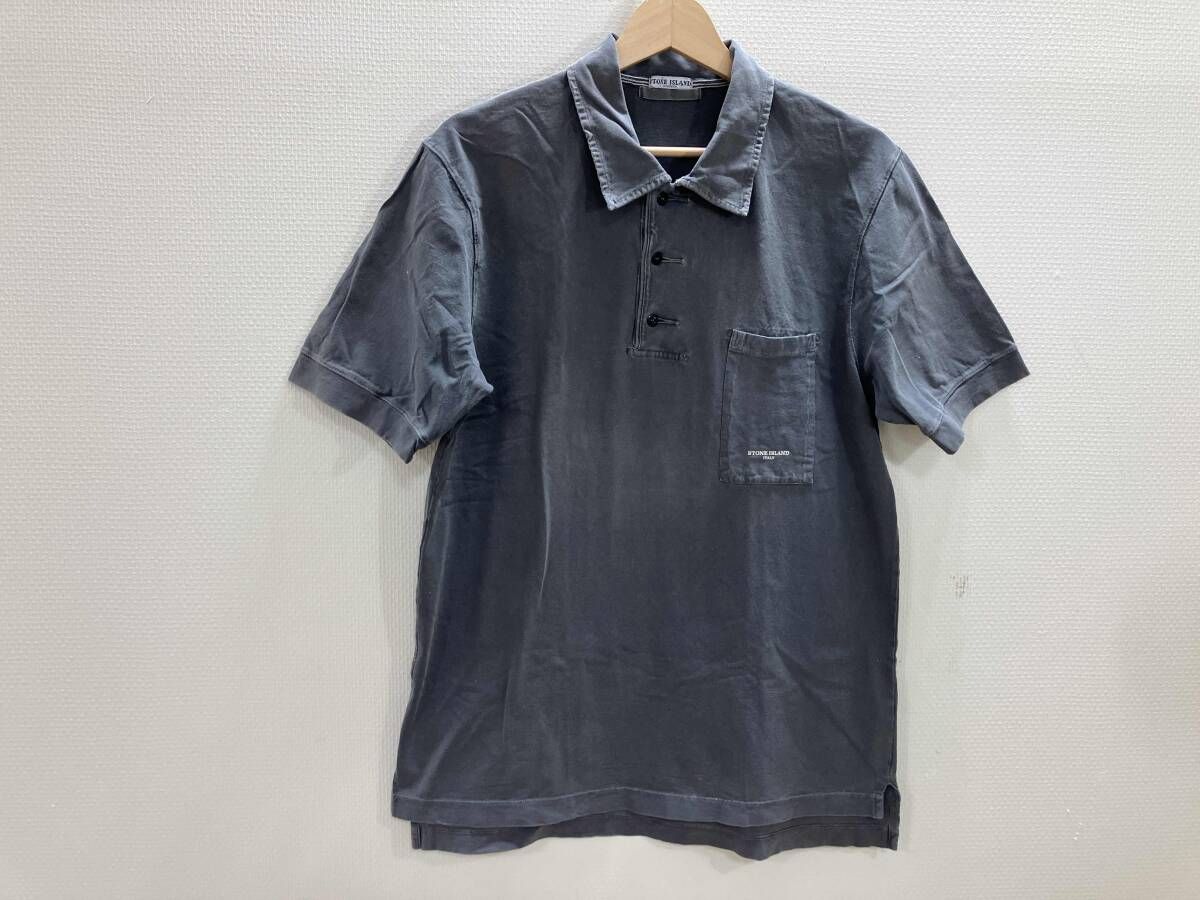 STONE ISLAND ストーンアイランド 天竺素材デザインポロシャツ