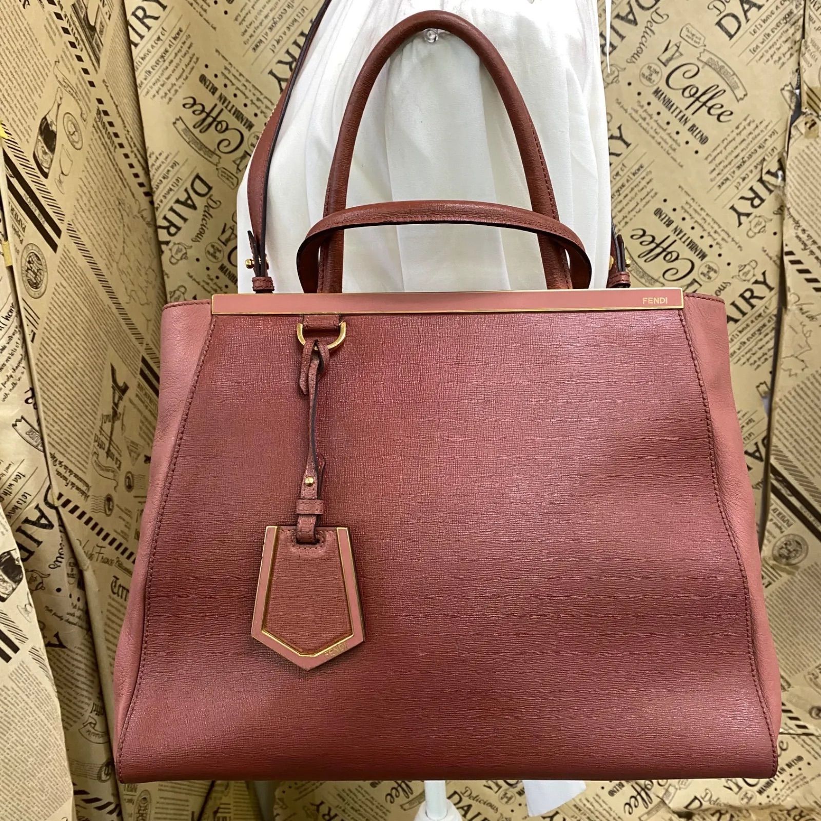 フェンディ トゥジュール ハンドバッグ ショルダーバッグ2WAY GB246 