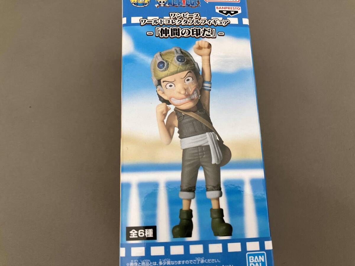 未開封品 バンプレスト ウソップ ワンピｰス ワｰルドコレクタブルフィギュア -｢仲間の印だ｣- ワンピｰス