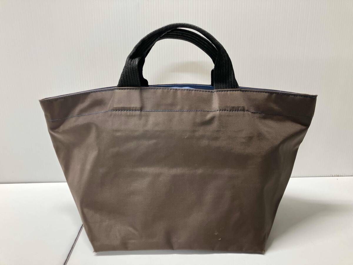 Herve Chapelier エルベシャプリエ トートバッグ ダークブラウン 焦茶 横幅約46cm