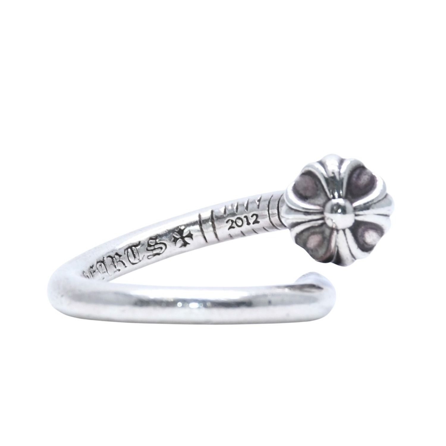 CHROME HEARTS クロムハーツ ネイルリング クロスボール 重量5.84g 