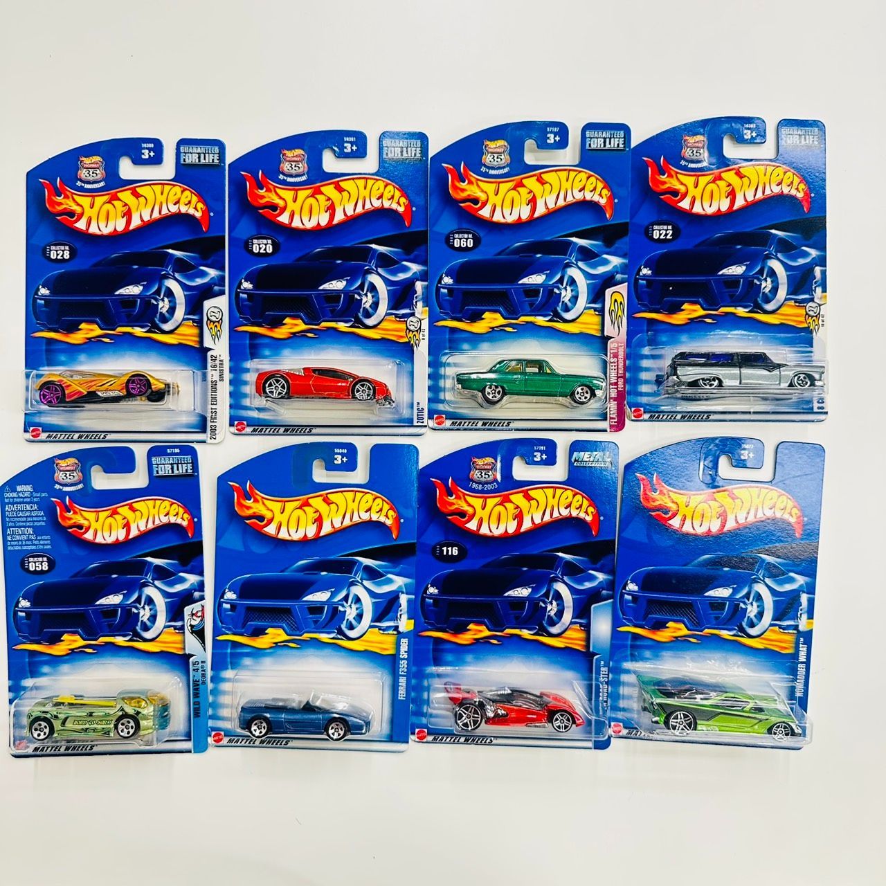 錦】未開封 ホットウィール HOTWHEELS 35TH ANNIVERSARY等 8点【601IO