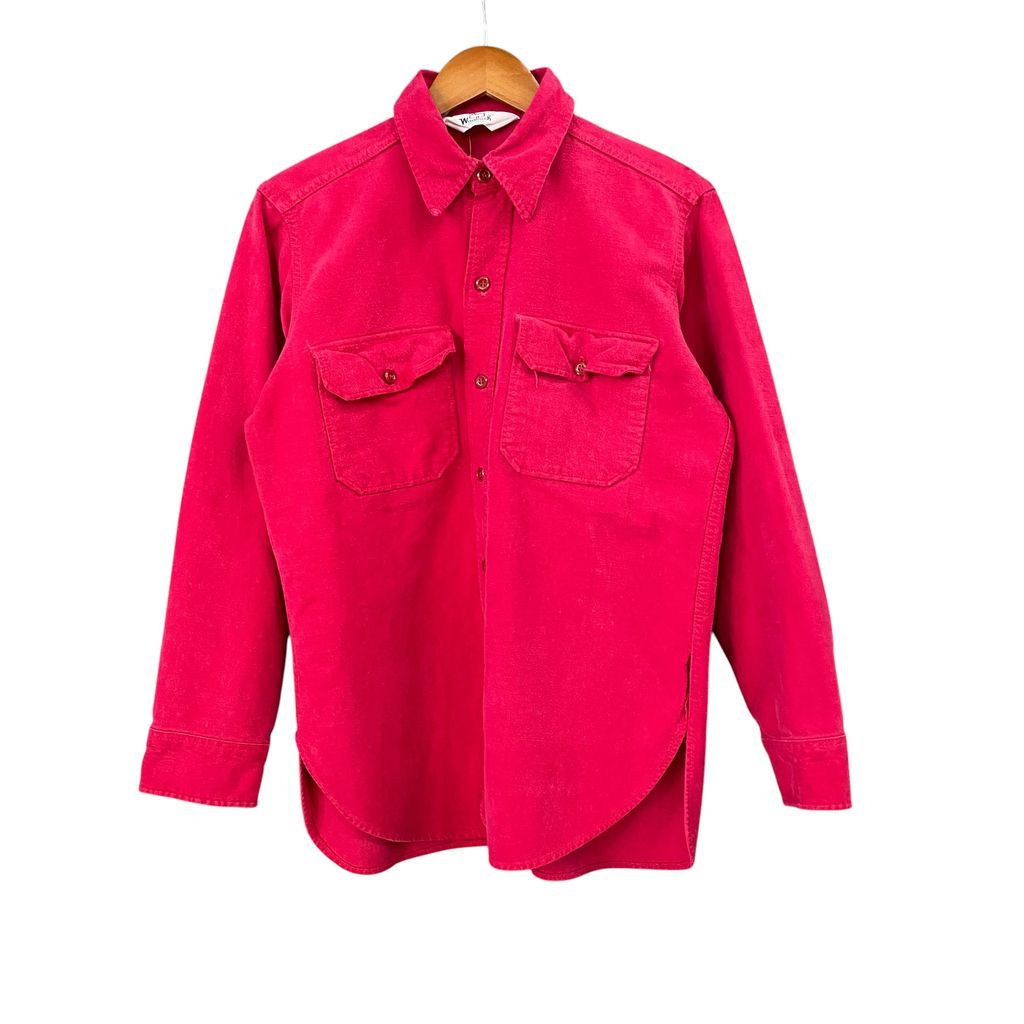 Woolrich シャモアクロス 長袖シャツ 赤 No.S262