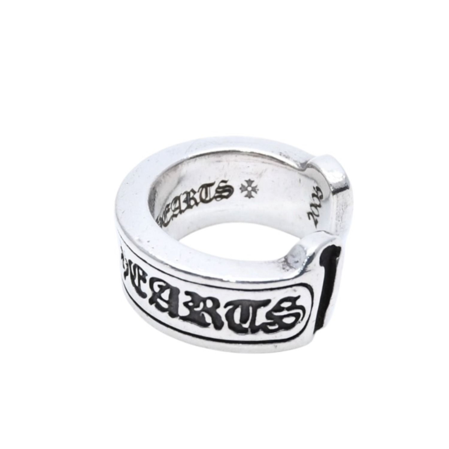 CHROME HEARTS クロムハーツ LG SCROLL LABEL RING ラージ スクロール 