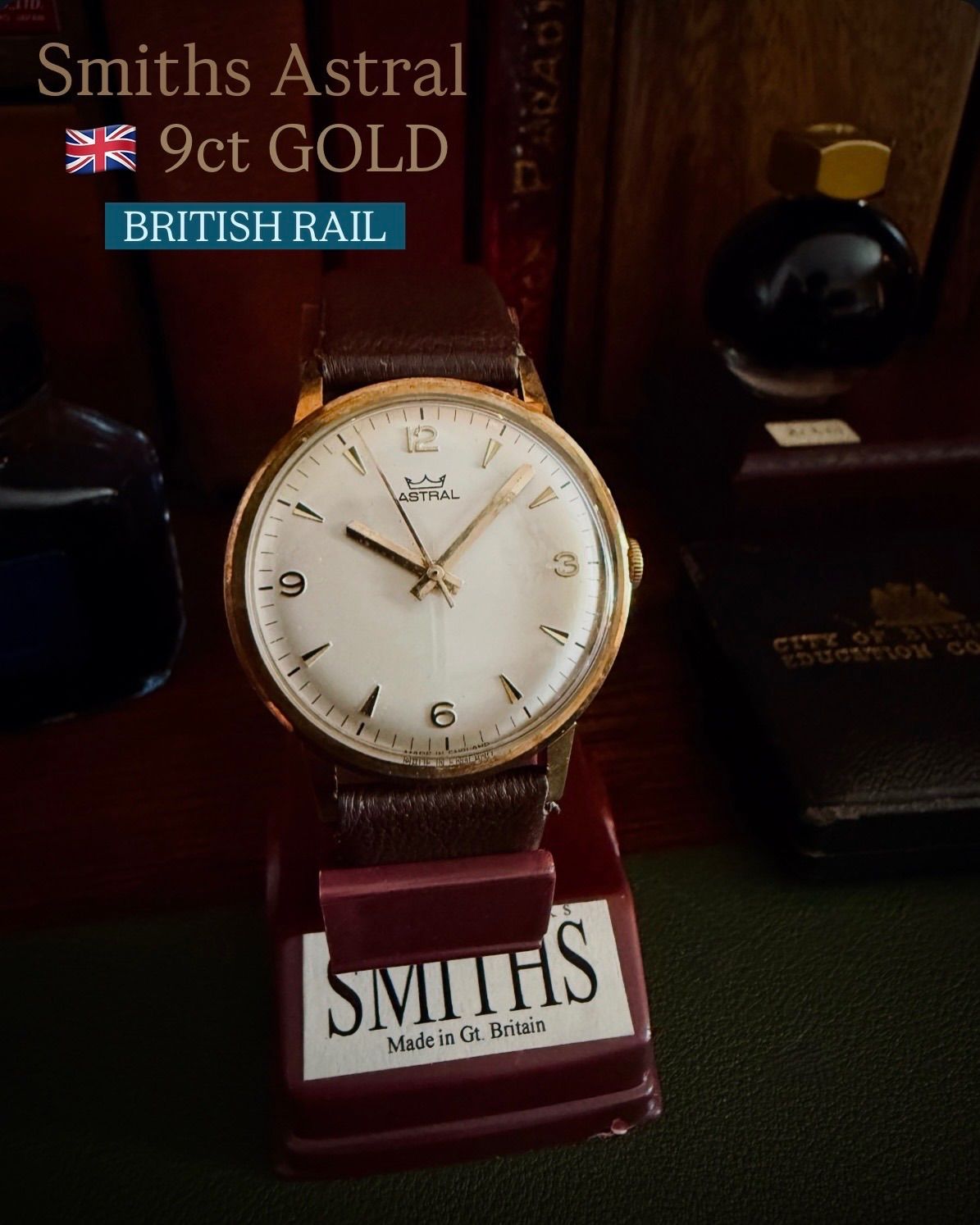 金無垢｜Smiths Astral｜英国鉄道｜王冠ロゴ｜英国製｜17石｜ 74,250円