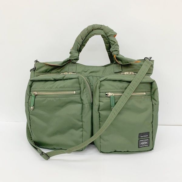 PORTER TOGA ポーター トーガ トートバッグ ショルダーバッグ カバン 2WAY Tote bag タンカー 斜め掛け A4 男女兼用 カーキ 鞄 DF19028■