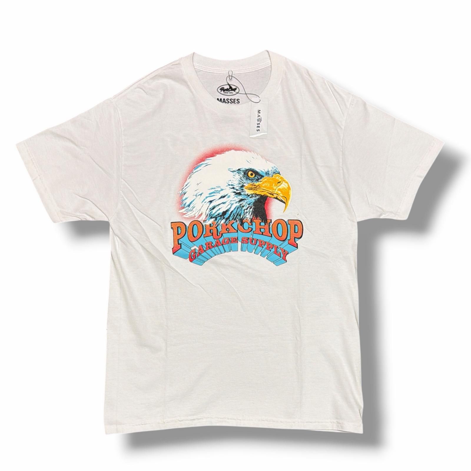 参考上代16280円 未使用 MASSES × PORKCHOP GARAGE SUPPLY T-SHIRT