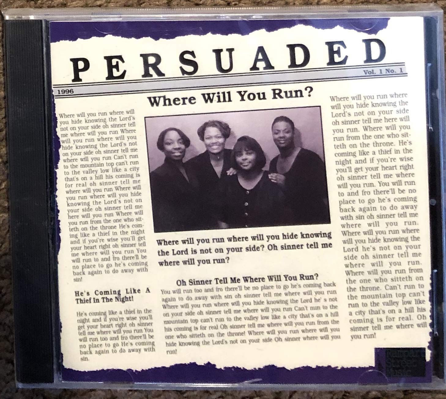 【CD】Where Will You Run