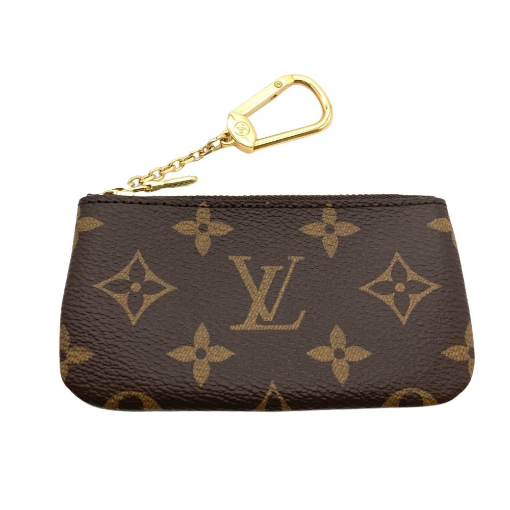 ルイヴィトン LOUIS VUITTON カードキーケース ポシェット・クレ コインケース モノグラム キャンバス M62650 HL2273【中古】