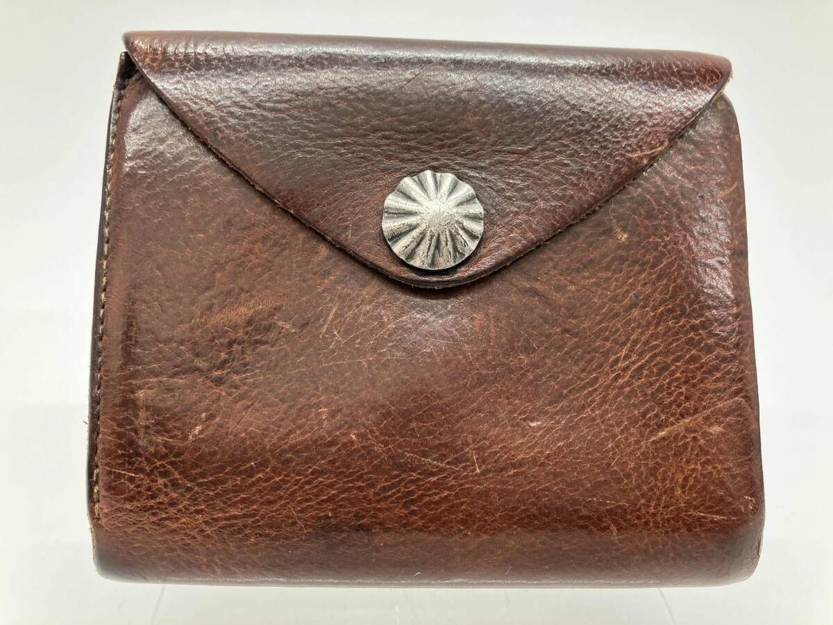 RRL コンチョ レザー ウォレット 二つ 折り 財布 ダブルアールエル
