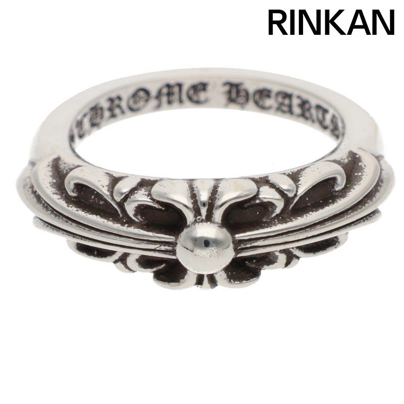 クロムハーツ BABY CLASSIC/ベイビークラシックフローラルクロス シルバーリング メンズ 7号 138,640円