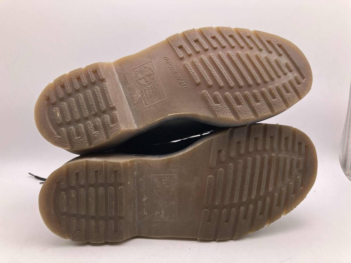Dr.Martens ドクターマーチン ショートブーツ BLACK SMOOTH 8 EYE BOOT DMS SOLE Y.B1460Z 表記サイズ4 1/2 ブラック 箱あり